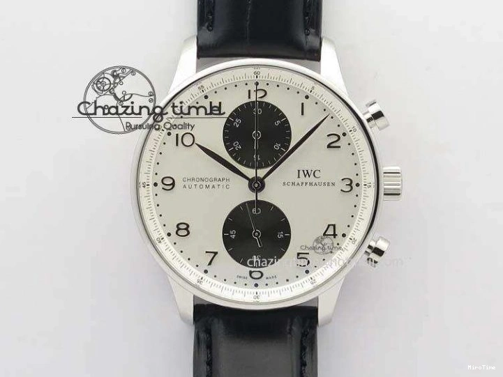 MIROTIME 1217 Portuguese Real PR Real Annual Calendar IW5035 YLF 1:1 Best Edition White Dial On Leather Strap A Refined 7243